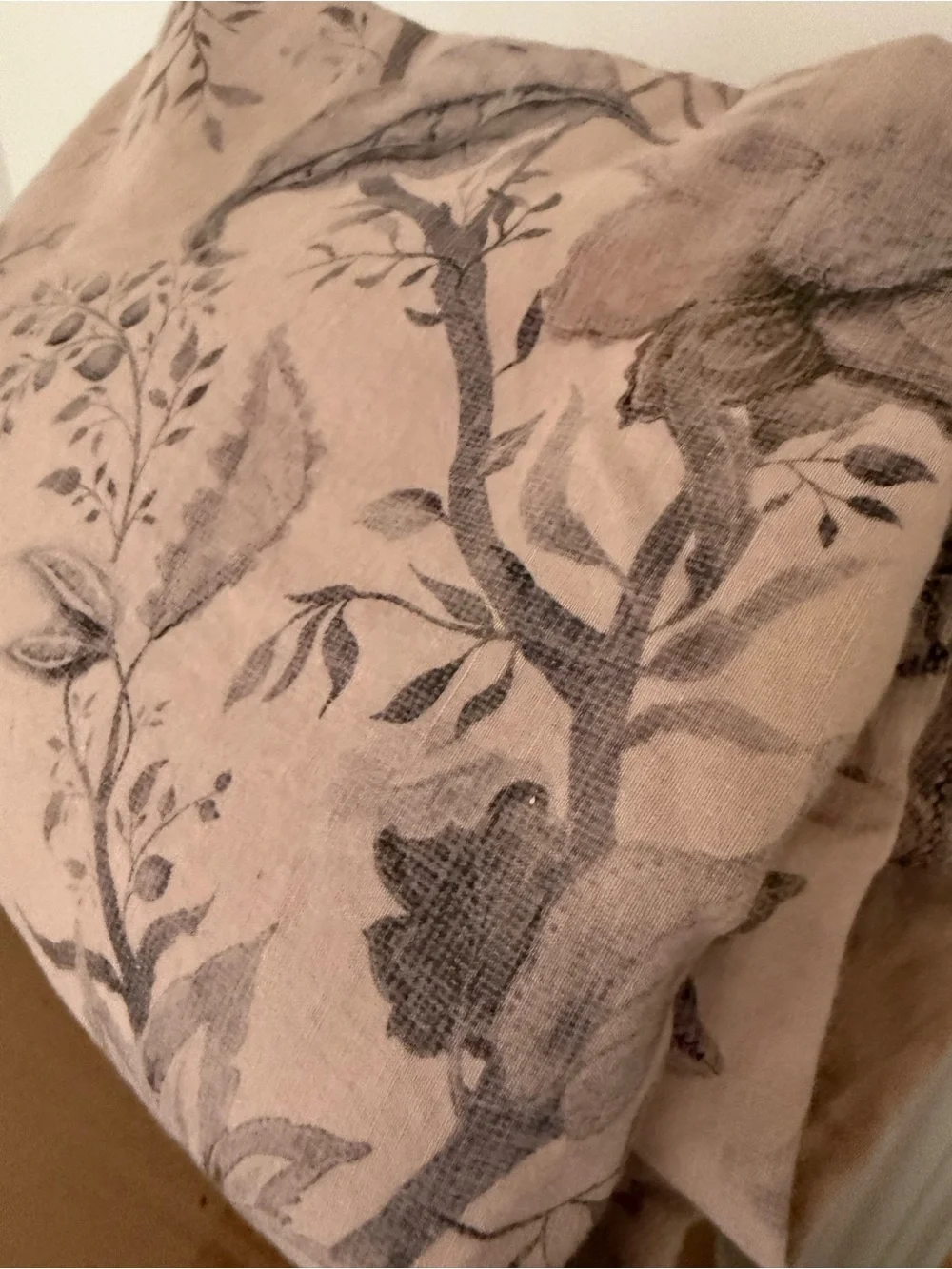 Christy England Regency Blush Floral Duvet Cover - Cotton / Linen